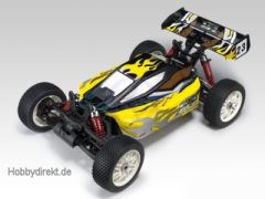 EB-4 G3 1:8 Buggy 4WD RTR Brushless 2,4GHz Farbe Gelb Thunder Ti