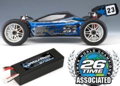 EB4 G3 1:8 4WD Brushless Buggy 2000KV RTR 2.4G BLAU iFHss+ Thund