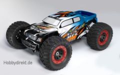 MT-4 G3 Monster truck 1:8 Brushless RTR 2,4GHz Blau Thunder Tige