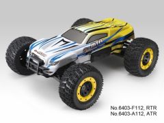 e-MTA 1:8 4WD Brushless ULTIMATE-MONSTER Truck RTR, GELB Thunder