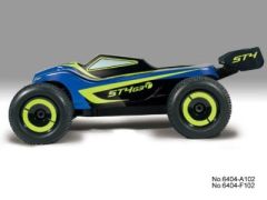 ST4 G3 1:8 4WD Brushless Truggy RTR 2.4G BLAU iFHss+ Thunder Tig