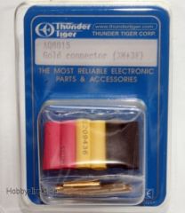 Goldkontakt Stecker+Buchse 3Paar Thunder Tiger AQ6015