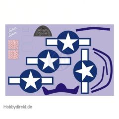 Decal-Bogen für F4U CORSAIR Park-Flyer, 4337 Thunder Tiger AS6521