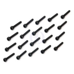 Schraube 3x18 metrisch, isk, Zylinderkopf, schwarz Thunder Tiger PD1543