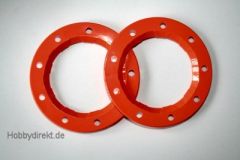 Bead-Lock Ringe (Orange) für 6225 Thunder Tiger PD8323