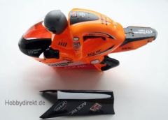 Karosse & Fahrer gelb lackiert 6574 Thunder Tiger PD9036-Y