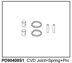 KAISER XS CVD Kardan Kleinteile (2) Thunder Tiger PD90408S1