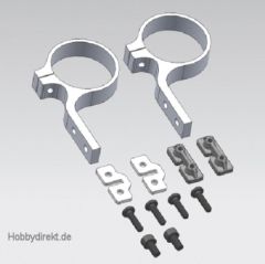 E820 Servo-Halter für Heck-Rohr, Alu CNC, Set Thunder Tiger PV1719