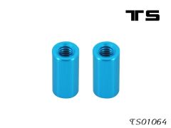 Team Saxo F1-043-A-6, Flügelhalter 10mm, Alu BLAU (2) Thunder Tiger TS01064