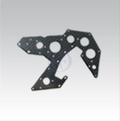 Chassis-Seitenplatten Carbon unten (2) Thunder Tiger pv0316