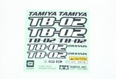 AUFKLEBER TB-02 Tamiya 1425959