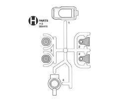 H-Teile 56701 Tamiya 0004419