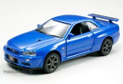 1:64 Nissan Skyline GT-R V (R34) Blau-M. Tamiya 23718 300023718