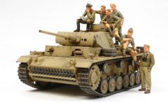 1:48 Pz.Kpfw.3 L w/Rommel & DAK Crew Tamiya 32405 300032405