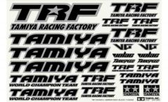 TRF Sticker C schwarz/chrom Tamiya 42246 300042246