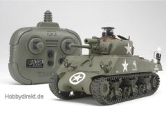 1:35 RC WWII Panzer M4A3 Sherman Tamiya 48212 300048212