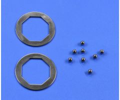 F104 Kugeln/Druckplatten-Satz 3mm (8)Kd. Tamiya 51347 300051347