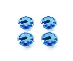 Alu. Federteller +1mm (4) Blau eloxiert Tamiya 54776 300054776