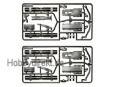 1:14 B-Teile Anhänger Achsen verstärkt Tamiya 56525 300056525