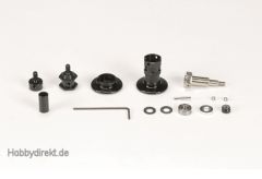 F104 Alu Diff.-Gehäuse schwarz eloxiert Tamiya 84114 300084114