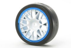 24mm/MN Y-Speichenfelge (4)weiss/blau +2 Tamiya 84240 300084240