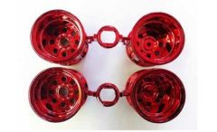 WR-02 Felgen rot v/h (4) Tamiya 84327 300084327