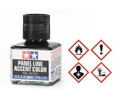 Panel Accent Color Schwarz 40ml Tamiya 87131 300087131