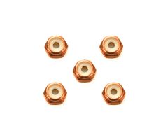 2mm Alu Sicherungsmutter (5) Orange elo. Tamiya 95556 300095556