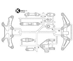 K-Teile 58345 Tamiya 0115355