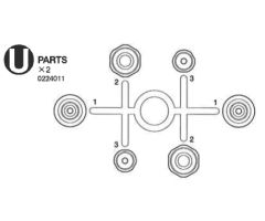 U-TEILE Tamiya 0224011