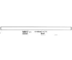 ACHSE 4X95 MM Tamiya 3555057