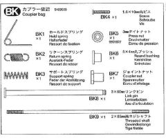 KUPPLUNGSFEDERNBEUT.BK1-BK9 Tamiya 9400026