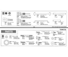 Metallteile-Beutel B 58324 Tamiya 9400120