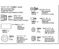 Kugelkopfverb.-Beutel/58367 Tamiya 9400393