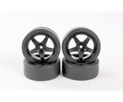 1:10 Drifträder (4) schwarz 26mm Tamiya 309400564