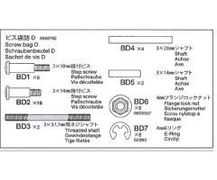 Schrauben-Beutel D 56319 Tamiya 9465742