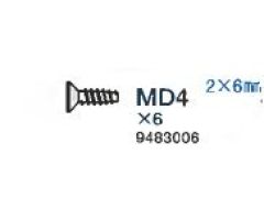 Schraube 2x6mm 2x Tamiya 9483006