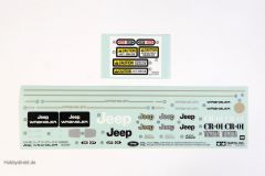 Sticker Jeep Wrangler 58429 Tamiya 9495565 309495565