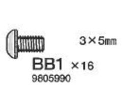 Innensechskantschraube 3x5 Tamiya 9805990