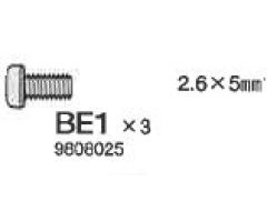 Schraube 2.6x5mm 42106 Tamiya 9808025