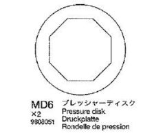 Druckscheibe (58367) Tamiya 9808051