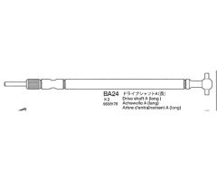 Antriebswelle A+B 58405 Tamiya 9808178