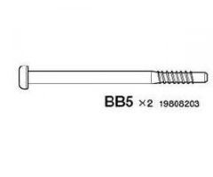 Kolbenstange Dämpfer hinten (2) 58416 Tamiya 9808203 309808203