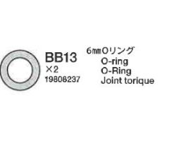 O-Ring 6 mm BB13 (2) 58431 Tamiya 9808237 309808237