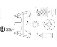 Holiday Buggy H-Teile Kar.-Halter 58470 Tamiya 9005989 319005989