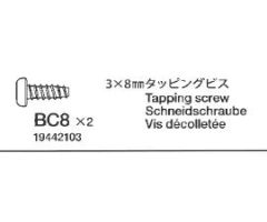 Holiday Buggy Schneidschr.3x8mm 58470 Tamiya 9442103 319442103