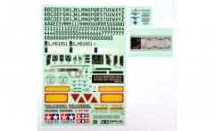 Sticker Metal Mercedes Benz Actros 56335 Tamiya 9495770 319495770