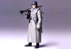 1:16 WWII Figur Dt.Soldat m.Mantel u.MG Tamiya 300036306