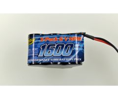 Akkupack Empfänger 6V,1600mAh,NiMH/Hump Carson 608159 500608159