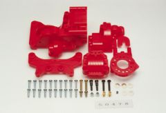 TA-01/02 B-Teile Getriebegehäuse hinten rot Tamiya 300050478